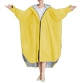 thumbnail image 1 of SHIXIAOO Poncho de Pluie pour Adultes Unisexe Long Imperméable Extérieur avec Capuche Matériau PU Léger à la Mode pour Cyclisme Randonnée Voyage Veste Décontractée pour Femmes Grande Taille Gilet Femme Veste à Capuche Automne, 1 of 5