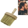 thumbnail image 1 of Fiudx Plumero de Cuello para Peluquero, Cepillo Suave para Cortar El Cabello, Accesorio de Peluquería, Gorro para Polvos de Talco, Esencial para Peluqueros, Cerdas Amarillas, Fácil de Usar, 1 of 3