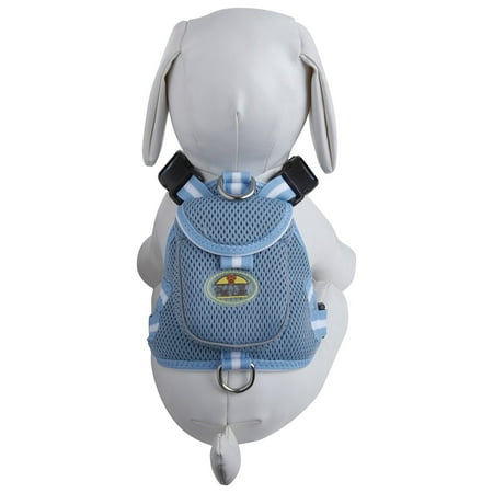 UPC: 0858342420150 | Pet Life ® Pocket Bark Reflective Adjustable Fashion Pet Dog Harness w/ Hook-and-Loop Pouch and Dual Harness Rings