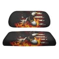 thumbnail image 2 of Pzuqiu 2 Piece Universal Golf Cart Seat Covers | Breathable Washable Eagle American Flag Design | Protective Cover for Golf Enthusiasts, 2 of 9