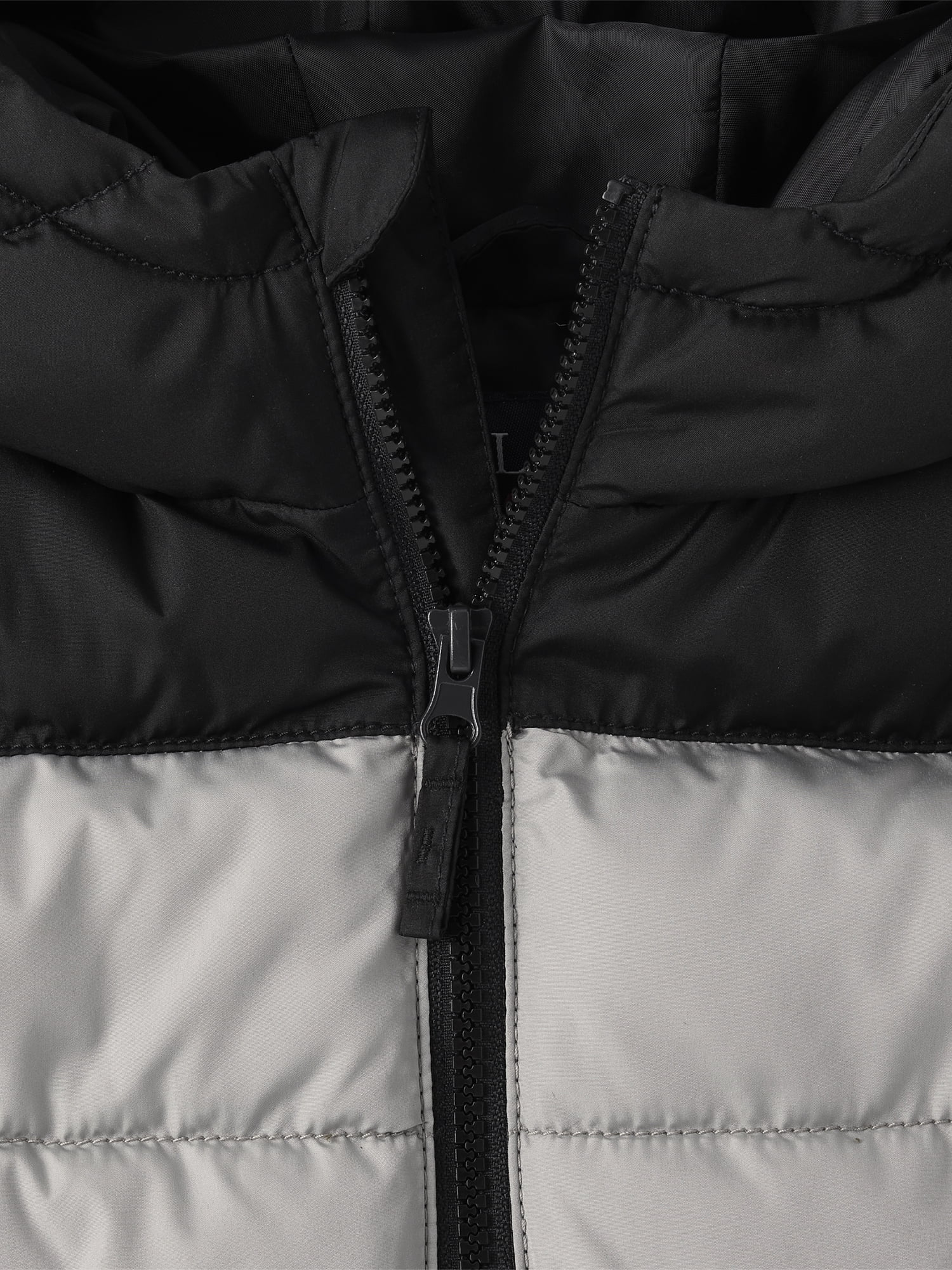 The Children's Place Boys Long Sleeve Colorblock Hooded Puffer Jacket, Sizes XS-XXXL