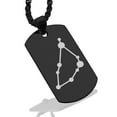 thumbnail image 1 of Stainless Steel Capricorn (Sea Goat) Astrology Constellation Dog Tag Pendant Necklace, 1 of 3