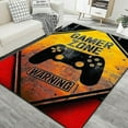 thumbnail image 1 of Game Rug Boys Game Controller Carpet, Non-slip 3d Gaming Area Rugs For Playroom-week, 1 of 1
