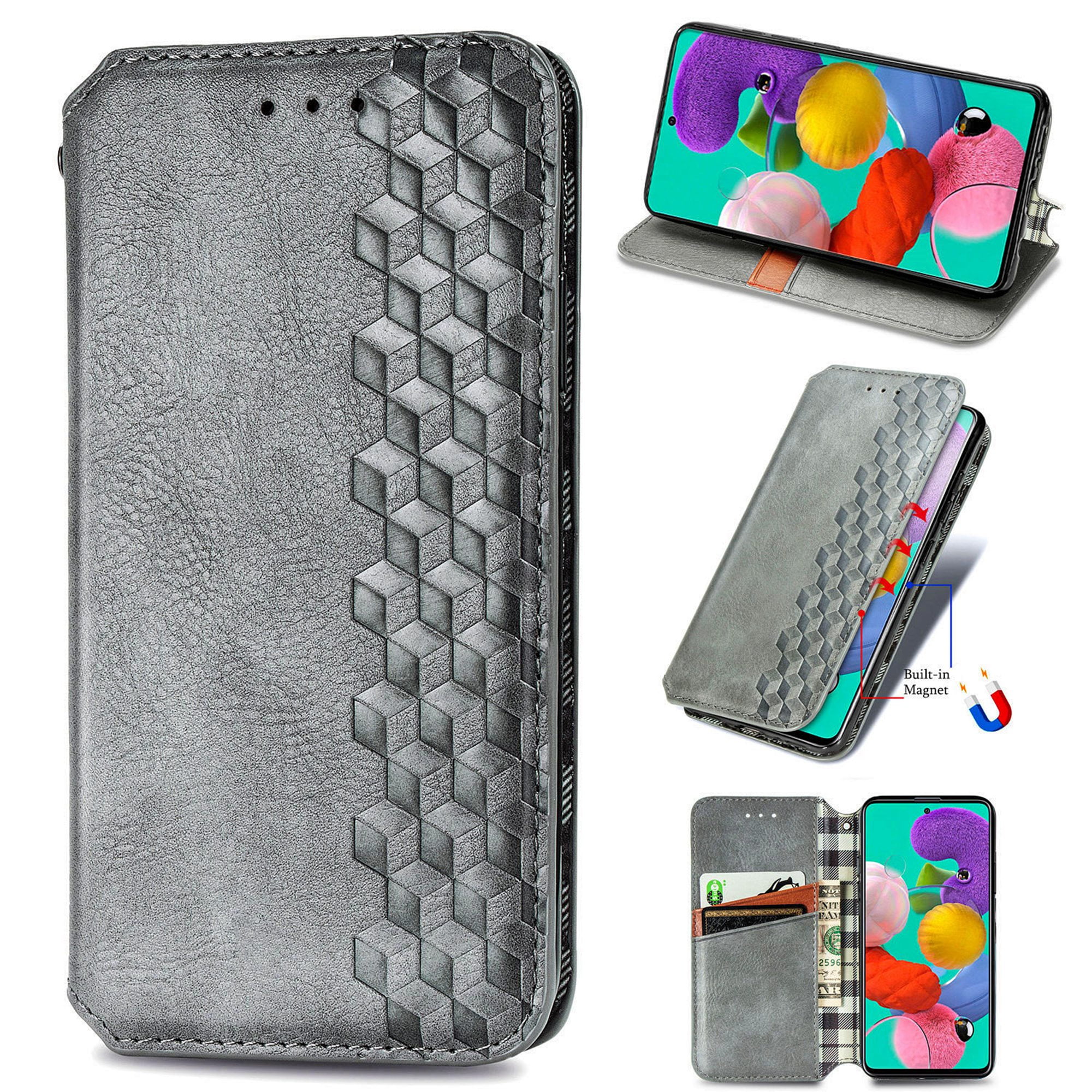 Dteck Case For Samsung Galaxy A71 5G (6.7 inches),Luxury Leather Wallet