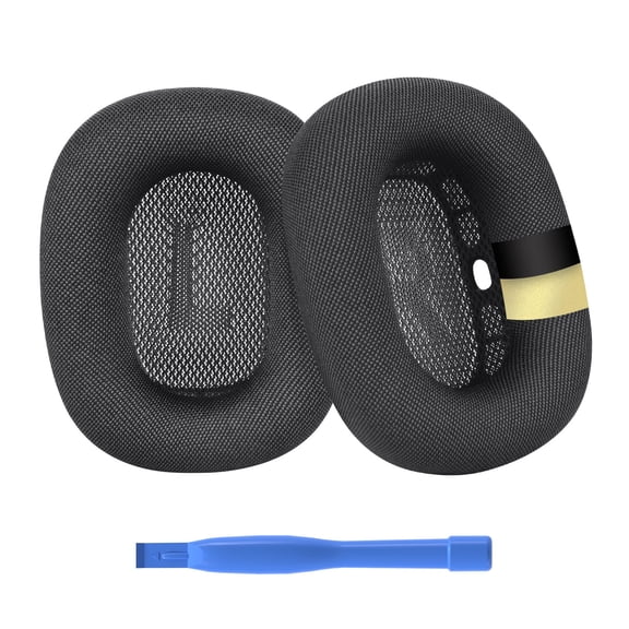 MMOBIEL Replacement Ear Pads Compatible with AirPods Max Mesh Cushions Memory Foam Grey Pair