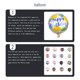 thumbnail image 3 of Naiovety Matrimonio Globos Confeti Partes Montaje Superficie gruesa Suministros creativos para bodas Fiesta de cumpleaños Decoración Globo B Kits de decoración para fiestas D Naiovety HA060630-04, 3 of 6