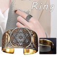 thumbnail image 1 of Anillo Arcángel Metatrón Estilo Vintage Para Mujeres/Hombres Regalo De Joyería, 1 of 5