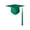 Green, variant on Graduation Hat School Unisex Student Graduation Cap For Adult
