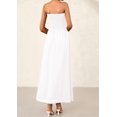 thumbnail image 2 of Vestido de invitada de boda PRETTYGARDEN Tube Top Maxi White XXL, 2 of 9