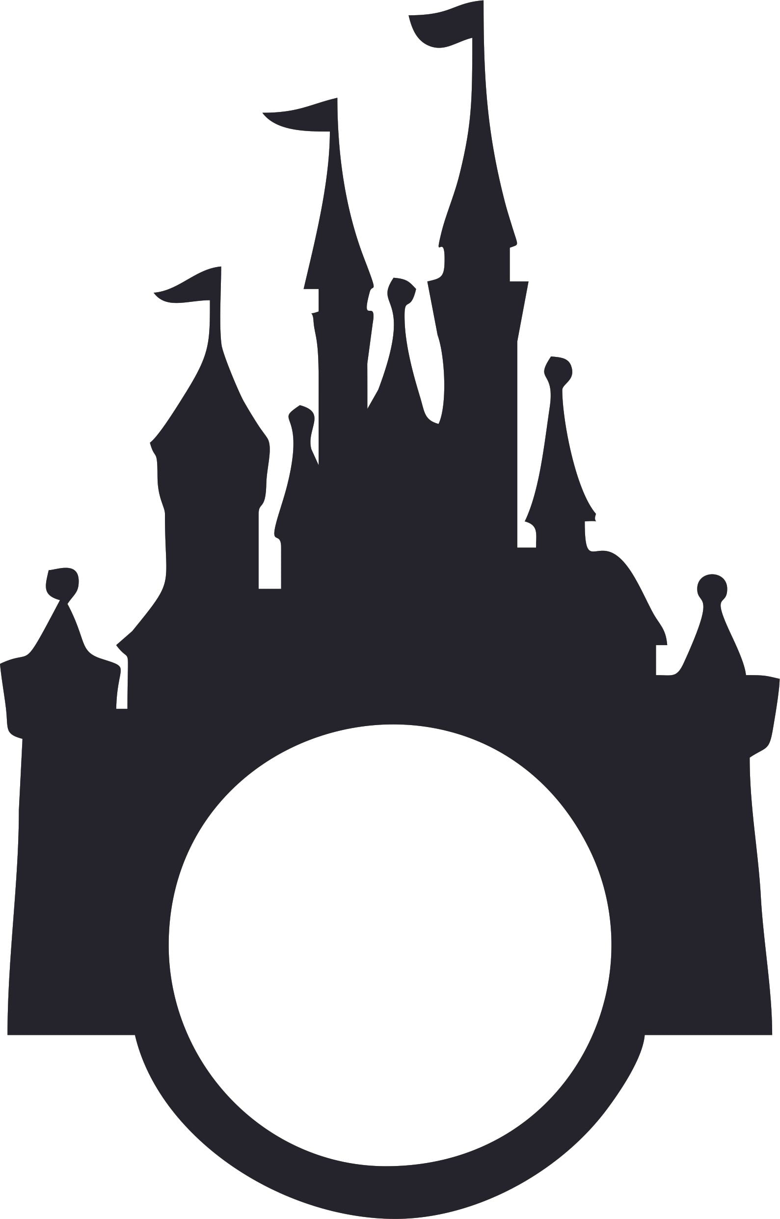 Walt Disney Castle Cartoon Characters Wall Art Vinyl Sticker Design