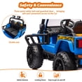 thumbnail image 4 of 24V Kids Ride On Truck 2 Seater Car Electric Power Vehicles w/Remote Control, 4-Wheeler Suspension, 4x55W Powerful Engine, 3 Speeds, LED Lights, 4 of 8