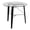 Multi-color, variant on Lumisource Trilogy Contemporary Round Dinette Table in Walnut Wood and Clear Glass