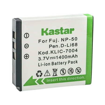 Image of Kastar Battery 1-Pack Replacement for Pentax D-LI68 D-LI122 Battery Optio A36 Optio A40 Optio S10 Optio S12 Optio VS20 Optio Q Optio Q7 Optio Q10 Optio Q-S1 Optio V10 Ricoh WG-M2 Camera