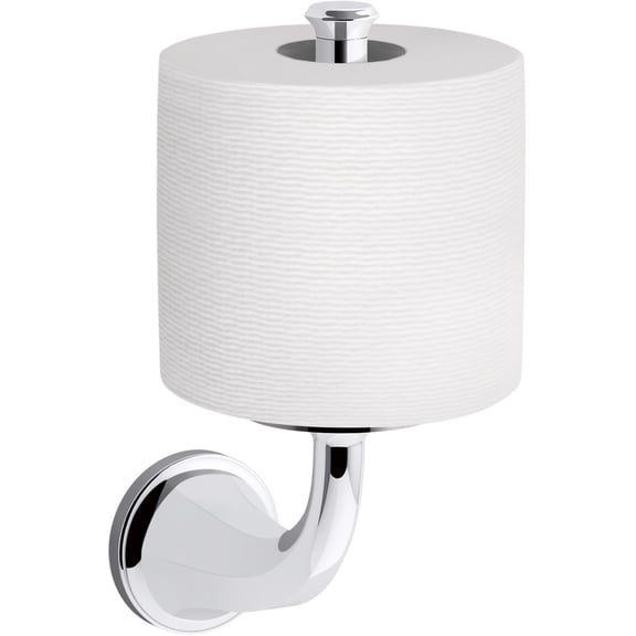Kohler K-31207 Refined Wall Mounted Spring Bar Toilet Paper Holder - Chrome