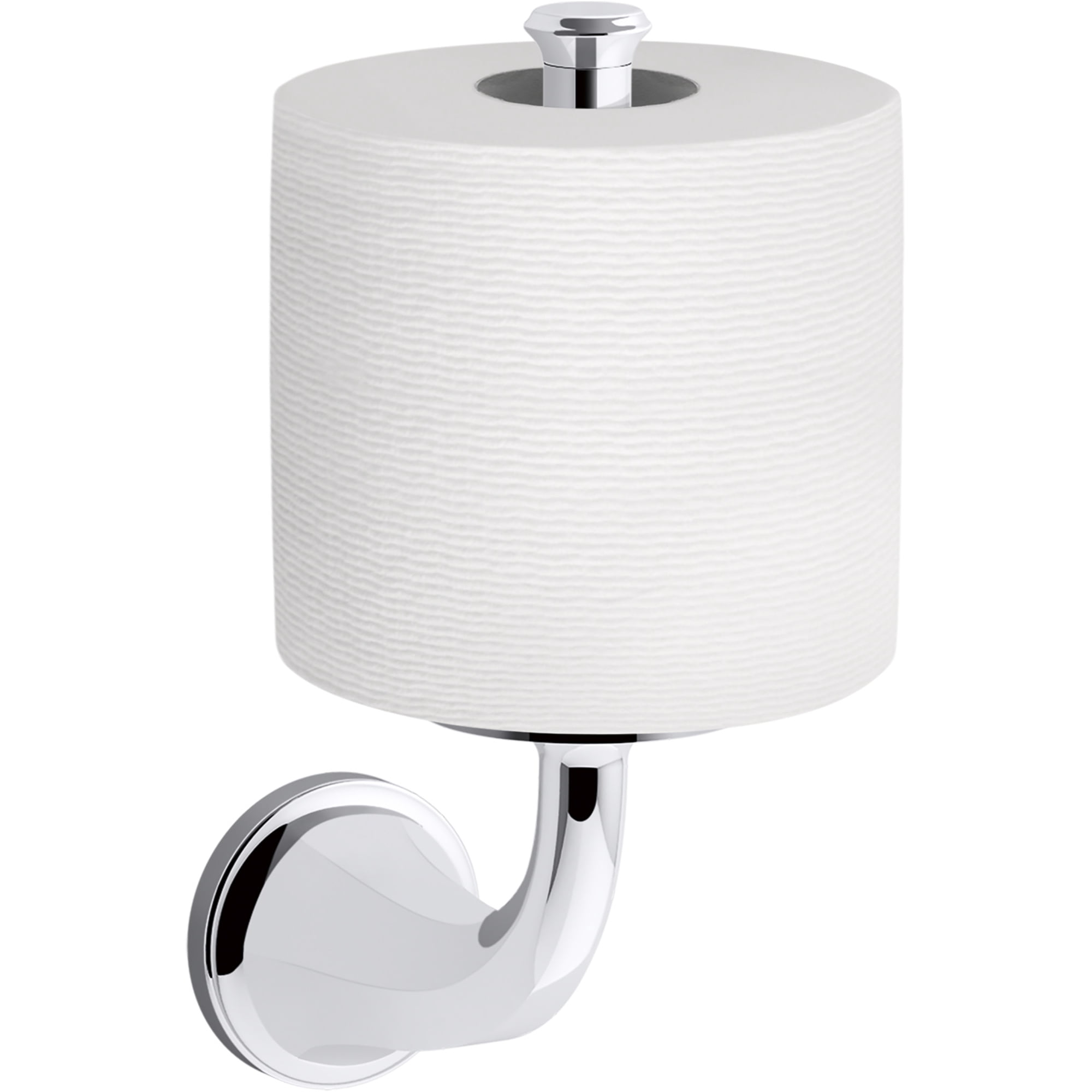 Kohler K-31207 Refined Wall Mounted Spring Bar Toilet Paper Holder - Chrome