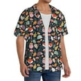 thumbnail image 2 of Kdxio Men'S Hawaiian Shirt For Men Short Sleeve Shirt Autumn Fox Owl Summer Casual Holiday Beach Button Down T-Shirts, 2 of 5
