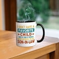 thumbnail image 4 of Taza Vintage para Hija, Diseño Humorístico "No Tengo Hijo Favorito", Impresa Por Ambos Lados, de Cerámica, Apta para Lavavajillas y Microondas, Ideal para El Día de La Madre y El Día Del Pad, 4 of 5