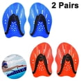 thumbnail image 1 of 2Pairs Swim Paddle Hand, Swim Training Paddle Adjustable Diving Training Hand Fin Flipper Flat Paddle Swimming Training Aid for Men Women Children, 1 of 9