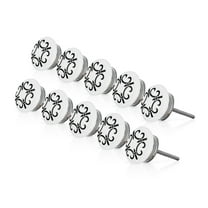 Mascot Hardware Ornate 1-1/2 In. Round Cabinet Knob - Pack of 10