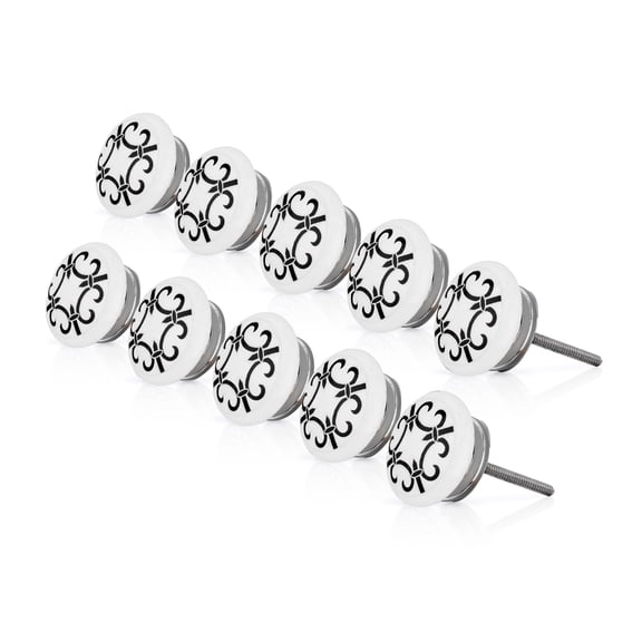 Mascot Hardware Ornate 1-1/2 In. Round Cabinet Knob - Pack of 10