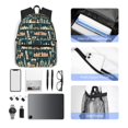 thumbnail image 4 of Fotbe UAE Travel1 1 Mochila Ligera Casual para Laptop para Hombres y Mujeres, Mochila Impermeable de Uso Diario, Mochila para Universidad, 4 of 6