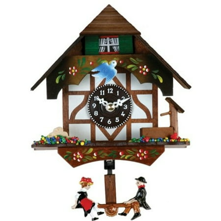 River City Clocks Analog Asymmetrical Cuckoo Clock, 2070Q-06