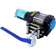 thumbnail image 6 of , ATV/UTV Winch- 12 V 3500LBS Electric Winch with Steel Cable, Wire and Wireless Remote Control, Roller Fairlead, Black ,Steel ,, 6 of 16