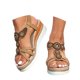 thumbnail image 3 of MKLEKYY Sandalias de Plataforma Bohemias para Mujer Con Diseño de Tacón Medio para Uso Diario, para Atuendos Casuales y Actividades de Verano., 3 of 5