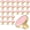 Pink-25 Pack, variant on White 12 Pack Hardware Knobs For Dresser Drawer Cabinet Kitchen Cupboard Door