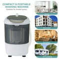 thumbnail image 5 of Yardi Yard Portable Mini Washing Machine Semi-Automatic Washer and Spinner Combo with Single Tub, All-in-one Tub with Spin Basket, Portable Washing Machine for Indoor as Home, Gray ﻿, 5 of 5