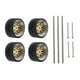 thumbnail image 4 of Escala 1:64 Baoblaze Rueda de Goma para Coche Modificadas 1/64, 4 of 7