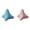 Pink+Blue, variant on 1-2pcs Manual Trigger Point Massager Ball Deep Tissue Massage Tool for Myofascial Release Muscle Knots Plantar Fasciitis Psoas Hip Flexor Iliacus Relief Silicon Massage Cone Solid Ball 3x2.7 Inch