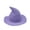 Purple, variant on QSAWXQZ Women's Pointed Knit Witch Hat Foldable Wide Brim Solid Cap for Theme Parties and Fall Festivals Purple Free Size