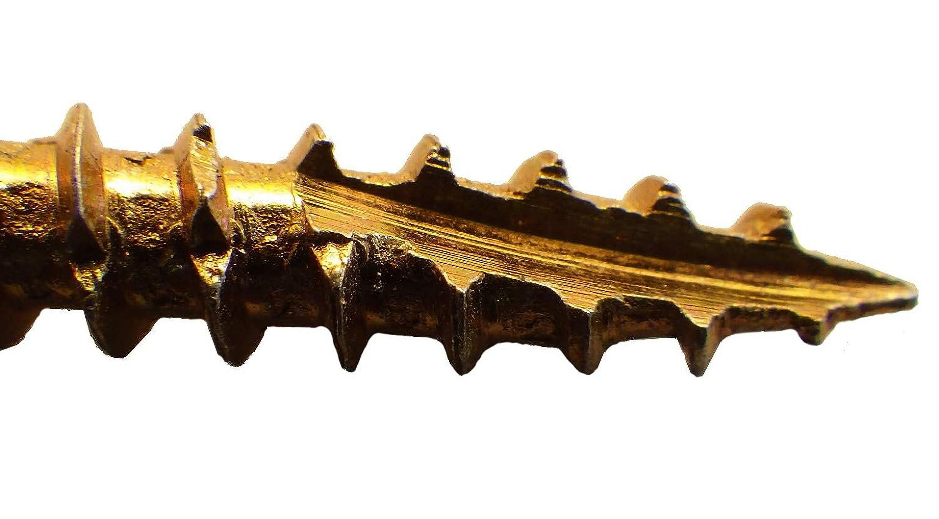 Big Timber Construction Fasteners 2,000 Count Big Timber YTX93 9 x 3-Inch Gold Star Flat Head Screws — Construction & DIY Use, Standard Hardware Spec
