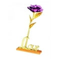 thumbnail image 2 of 24K Gold Plated Rose Flower Valentine's Day Gift Birthday Romantic Golden Flower with Box, 2 of 4