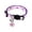 Purple, variant on Stylish and Comfortable Cat Collar with Decorative Ribbon for Fashionable Feline
