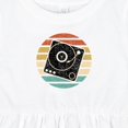 thumbnail image 4 of Inktastic Turn Table Record Player Retro Girls Baby Dress, 4 of 5