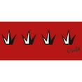 thumbnail image 2 of Girl's Cruella Crowns Logo  Graphic Tee Red X Small, 2 of 5