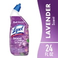 thumbnail image 3 of (2 pack) Lysol Toilet Bowl Cleaner Clinging Gel, Disinfecting Bathroom Cleaner and Toilet Bowl Stain Remover, Lavender & Cotton Blossom Scent, 24 fl oz, 3 of 12
