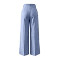 thumbnail image 4 of Jerdar Womens Dress Pants Pull On Wide Leg Stretchy Work Pants Women Business Casual Outfits Slacks for Women Trousers L, 4 of 6