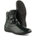 thumbnail image 5 of Josef Seibel Naly 24 Women's Leather Casual Ankle Boot With Side Zips In Petrol Size 8.5, 5 of 6