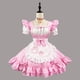 thumbnail image 2 of Disfraces de mucama clásicos para cosplay, lolita, gato, chica, delantal de talla grande, trajes de mucama, anime, blanco y negro, lindo vestido de princesa para fiesta para niña, 2 of 5