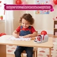 thumbnail image 3 of Mini 5" Valentines Mailbox for Kids - Tin Plate Tiny Mailbox, Valentines Day Card Box for Classroom Exchange, Miniature Toy for Pretend Play, DIY Valentines Crafts for Kids, 3 of 9