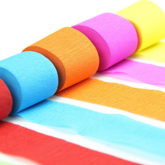 Clerance! PawCasa Crepe Paper Streamers Party Wedding Birthday Decorative Q0U4 F7T5 X7R6