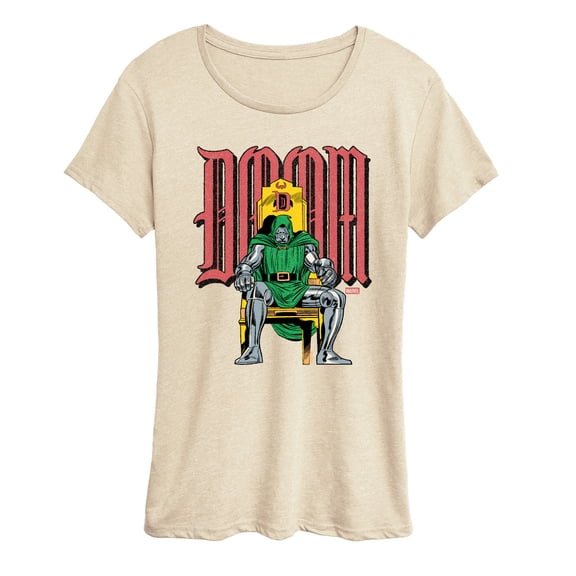 Fantastic Four - Doom Throne Women's Short Sleeve Graphic T-Shirt