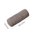 thumbnail image 3 of Rectangular Lumbar Support Pillow, 40x15cm Linen Cushion for Sofa, Patchwork Design, Decorative Throw Pillow, 3 of 6