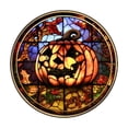 thumbnail image 1 of Mom's Best Pegatinas para letreros de vidrio para puertas y ventanas con gatos negros de la noche de Halloween, 1 of 7