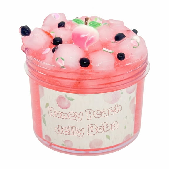 BESTSKY Jelly Cube Crunchy Slime Clear Slime Kit,Crystal Slime,Soft,Non-Sticky,Multicolored/Clear With Color Accents,Gifts,Prize for Girl and Boy