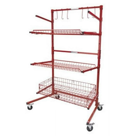 Innovative Tools & Technology SSPC-B Parts Cart-B 3-Shelf Mobile Storage Rack