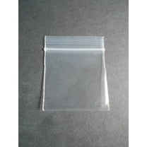 Mini Poly Bags (1.5"x1.5") Small Plastic Baggies Thick 2mil (1515) Tiny Resealable Dime Bag (100, Clear)